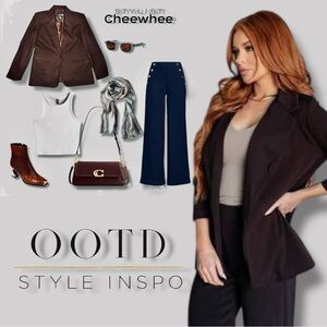 REQUIREMENTS Vintage Blazer Brown Wool Preppy Academia Classic Women’s Size 8P